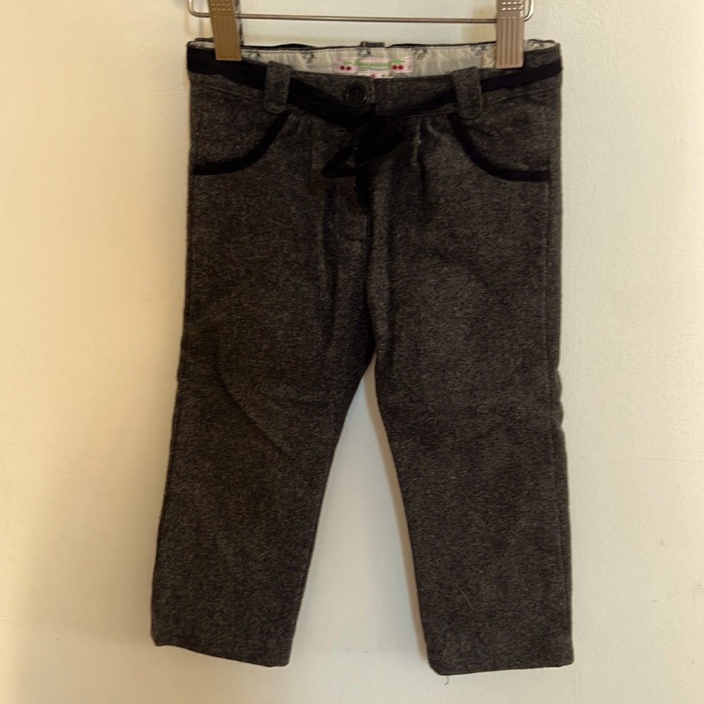 Bonpoint Dark gray wool pants 2t